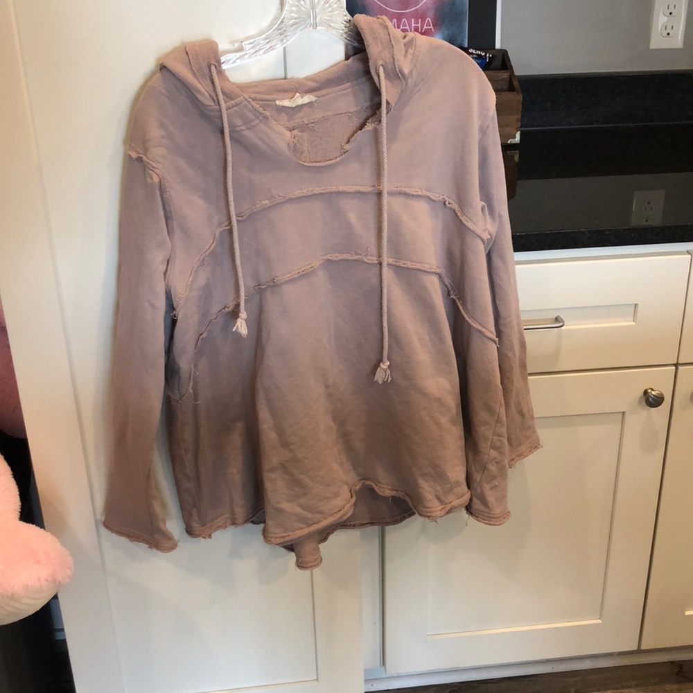 Purple oversized hoodie